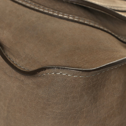 Chloe Nubuck Medium Marcie Satchel Greige 9 of 14