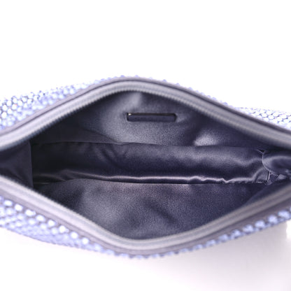Prada Satin Crystal Mini Re-Edition 2000 Bag Glicine 5 of 10