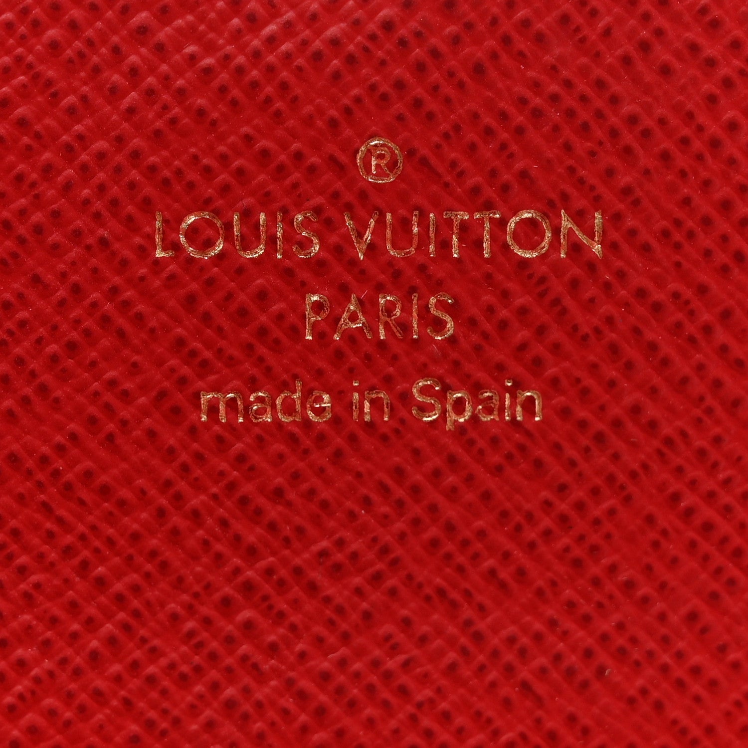 Louis Vuitton Damier Ebene Josephine Wallet Red 7 of 11