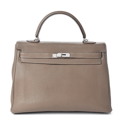 Hermes Togo Kelly Retourne 35 Etoupe 1 of 36