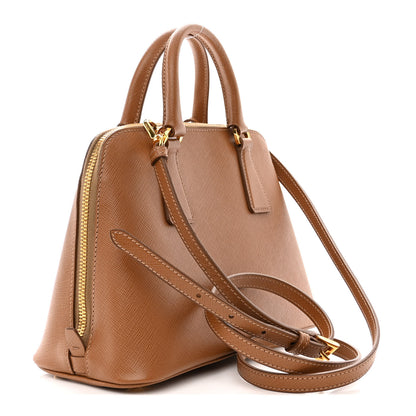 Prada Saffiano Lux Small Promenade Tote Caramel 3 of 10
