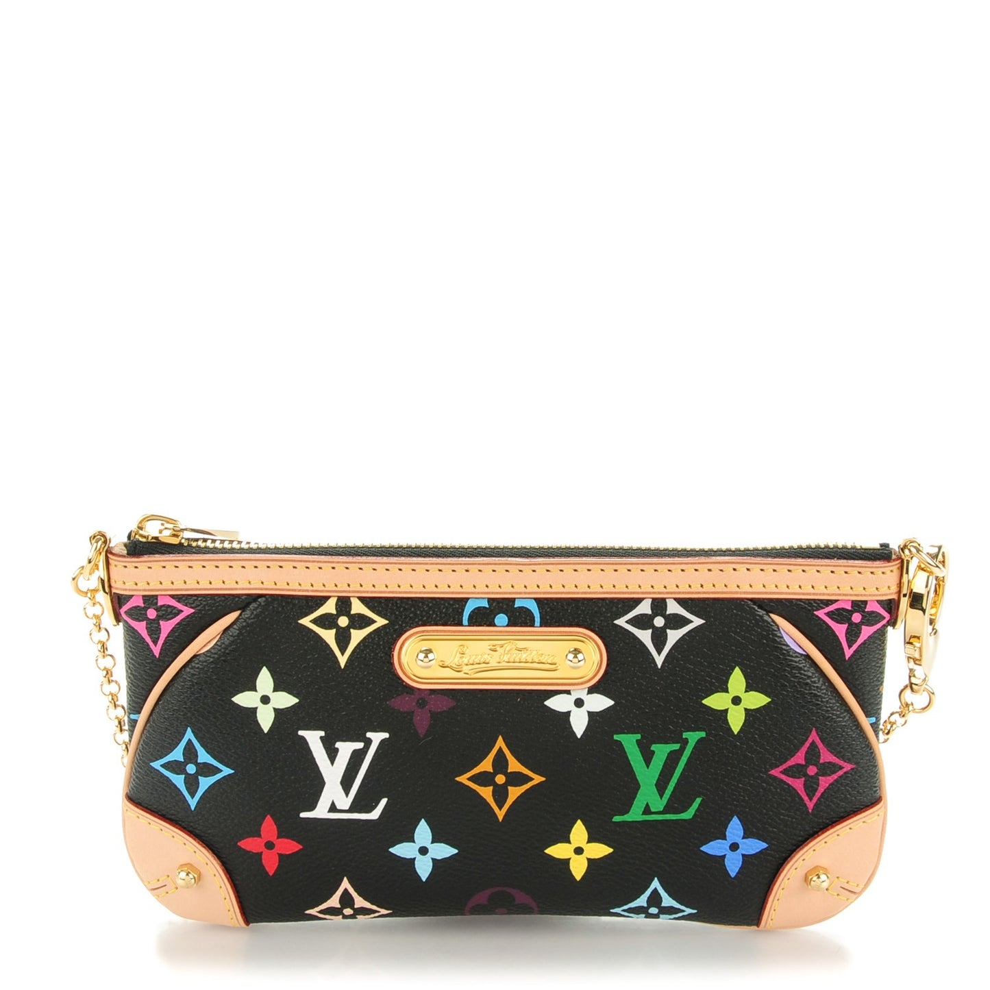 Monogram Multicolor Pochette Milla MM Black