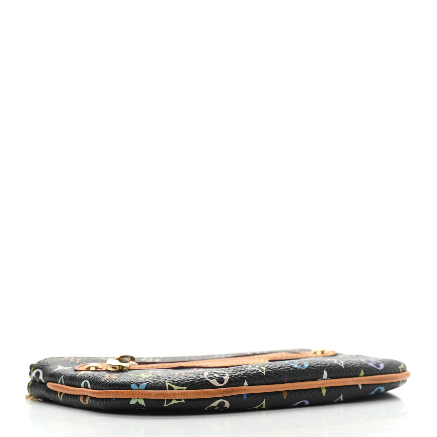 Louis Vuitton Monogram Multicolor Pochette Plate MM Black 4 of 8