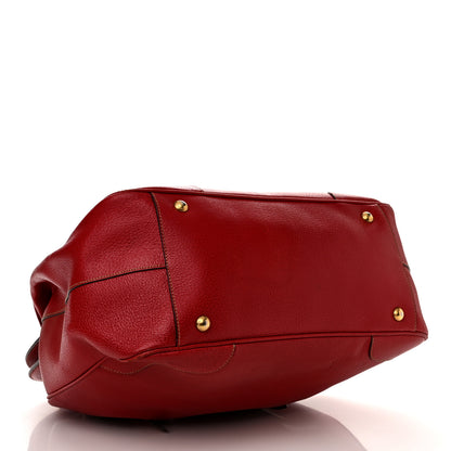 Prada Large Frame Satchel Red 4 of 19