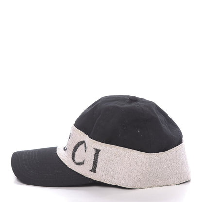 Gucci Gabardine Headband Baseball Hat L Black 3 of 8
