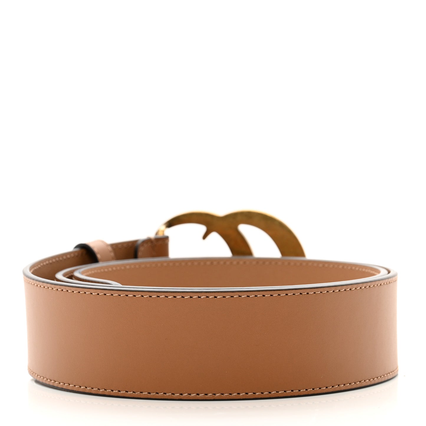 Calfskin Double G 40mm Belt 85 34 Tan
