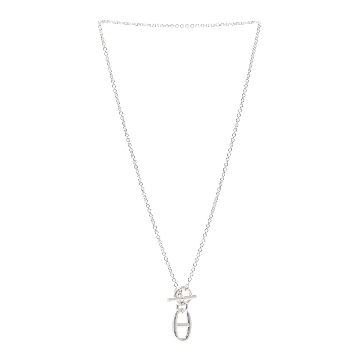 Sterling Silver Amulette Chaine d'Ancre Necklace