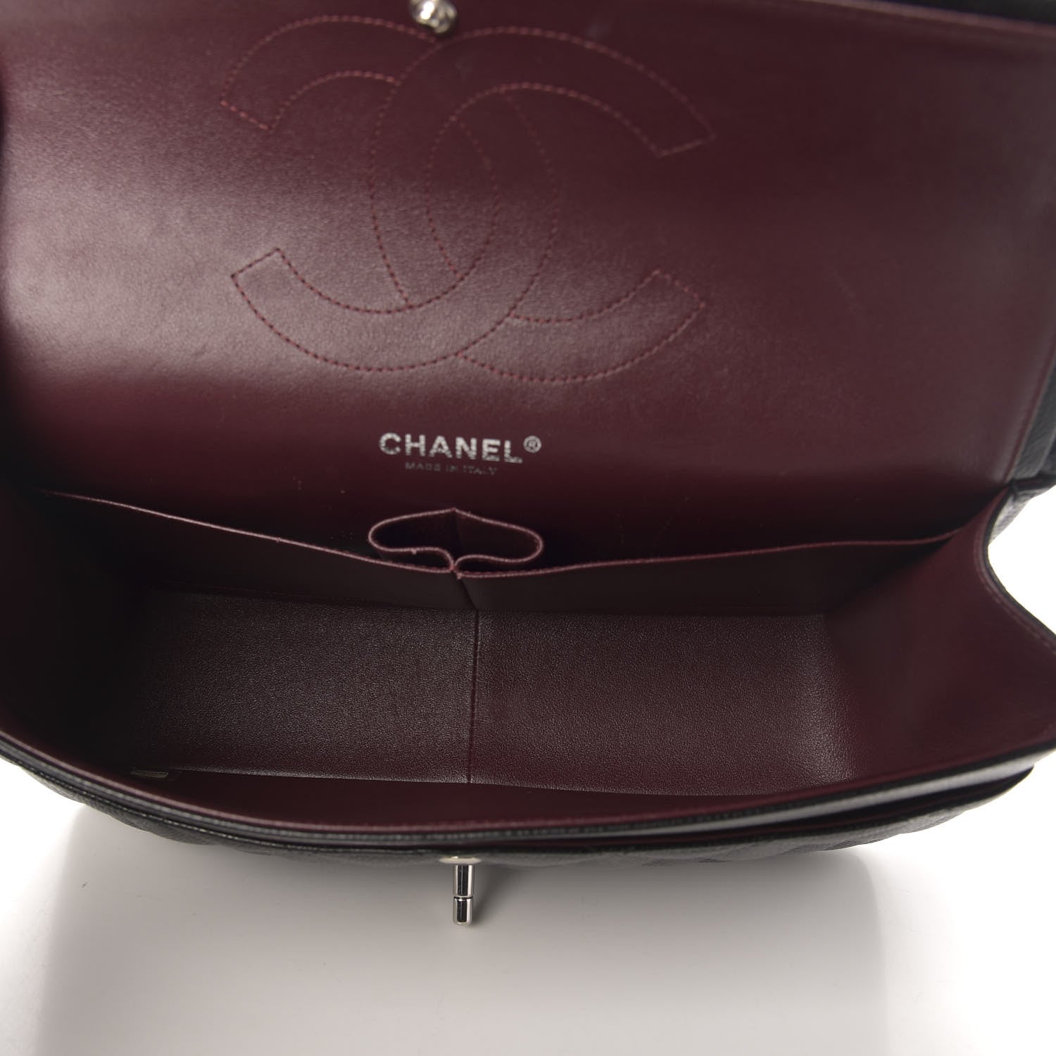 Chanel Caviar Quilted Jumbo Double Flap Black 5 of 11