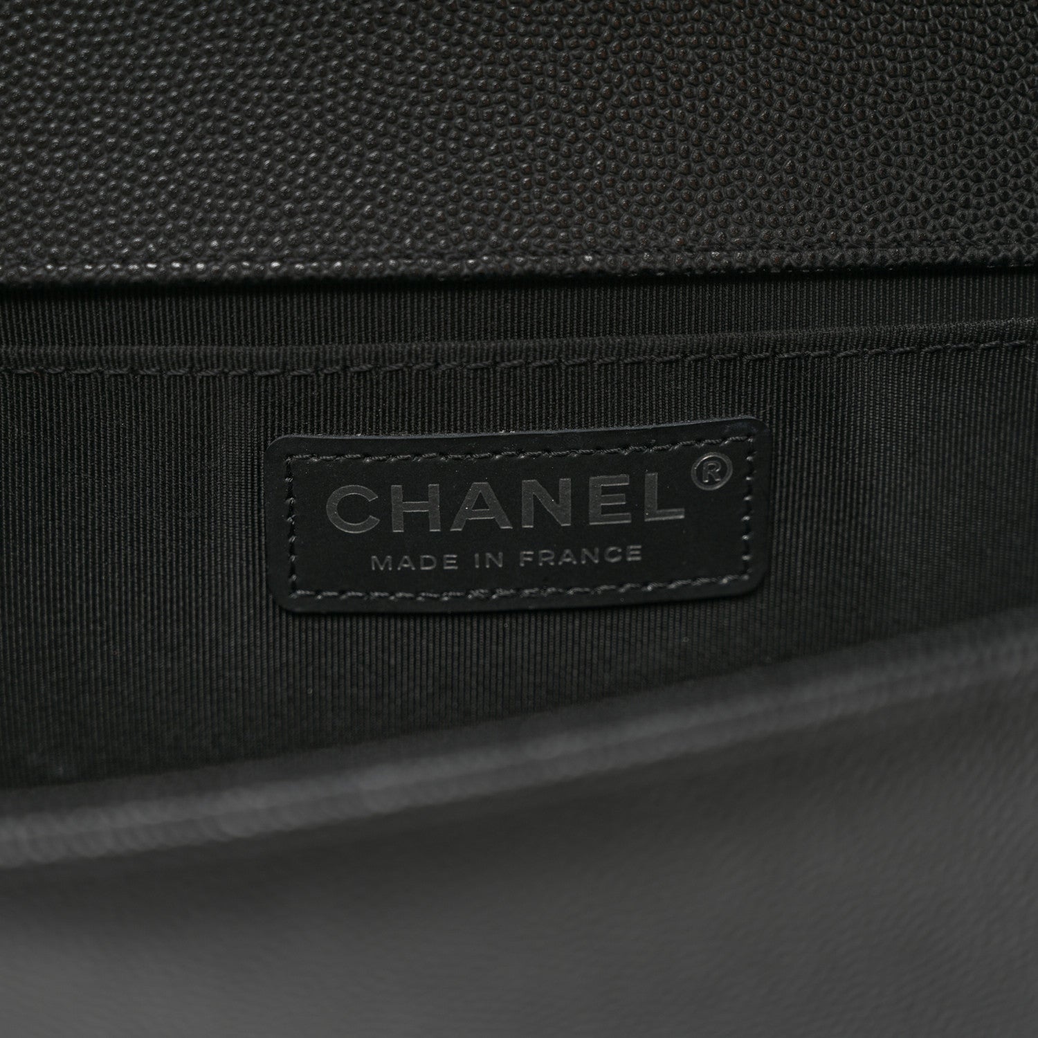 Chanel Caviar Quilted Medium Boy Flap Black 6 of 10