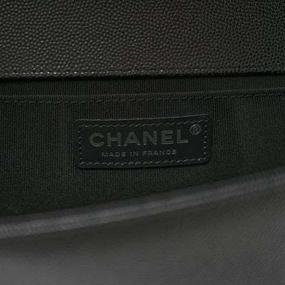 Chanel Caviar Quilted Medium Boy Flap Black 6 of 10