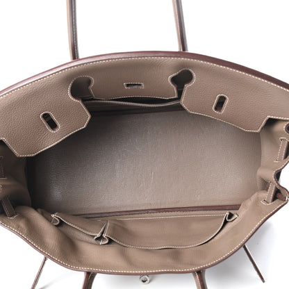 Hermes Taurillon Clemence JPG Shoulder Birkin II 42 Etoupe 5 of 13