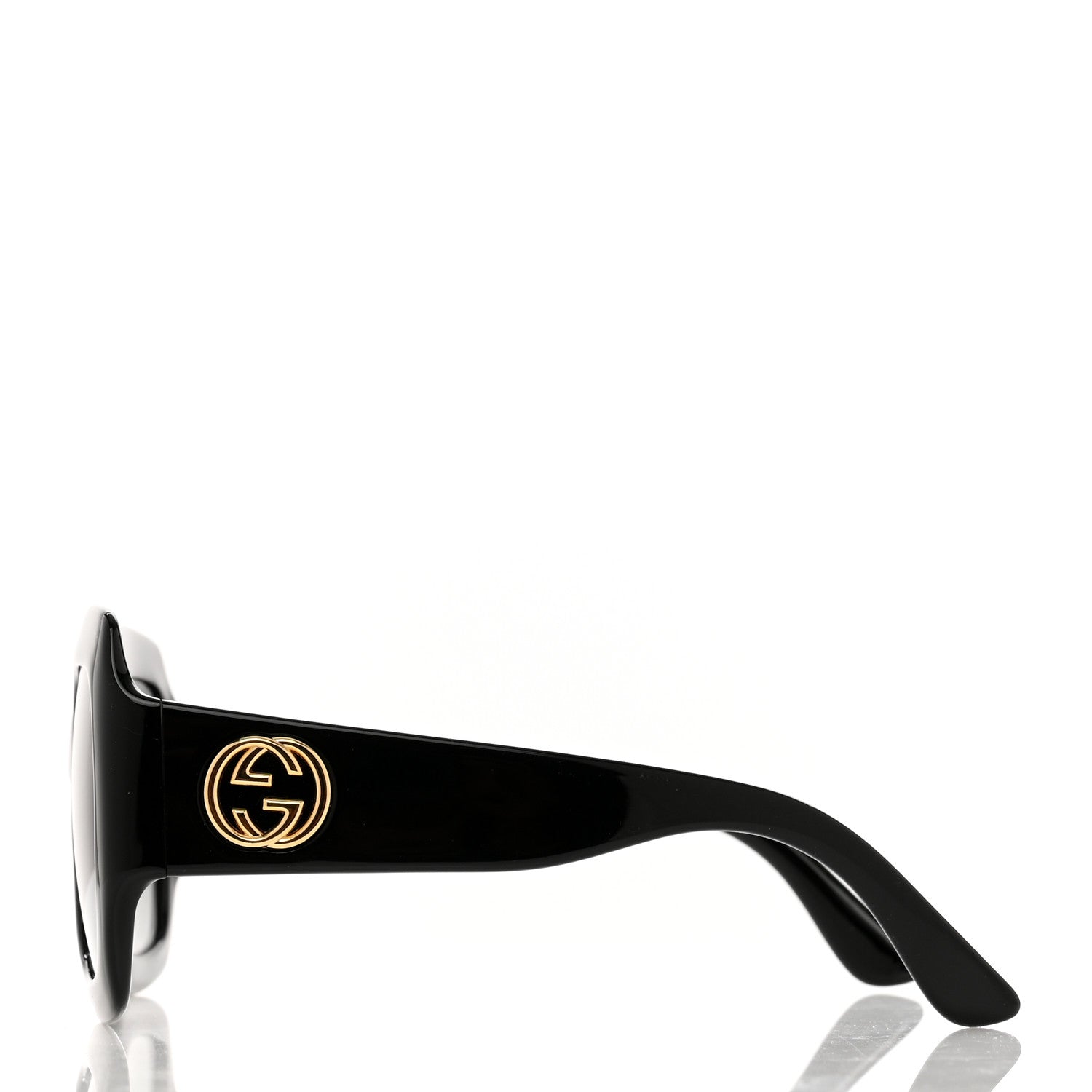 Gucci Acetate Square Frame Sunglasses GG0053S Black 3 of 6