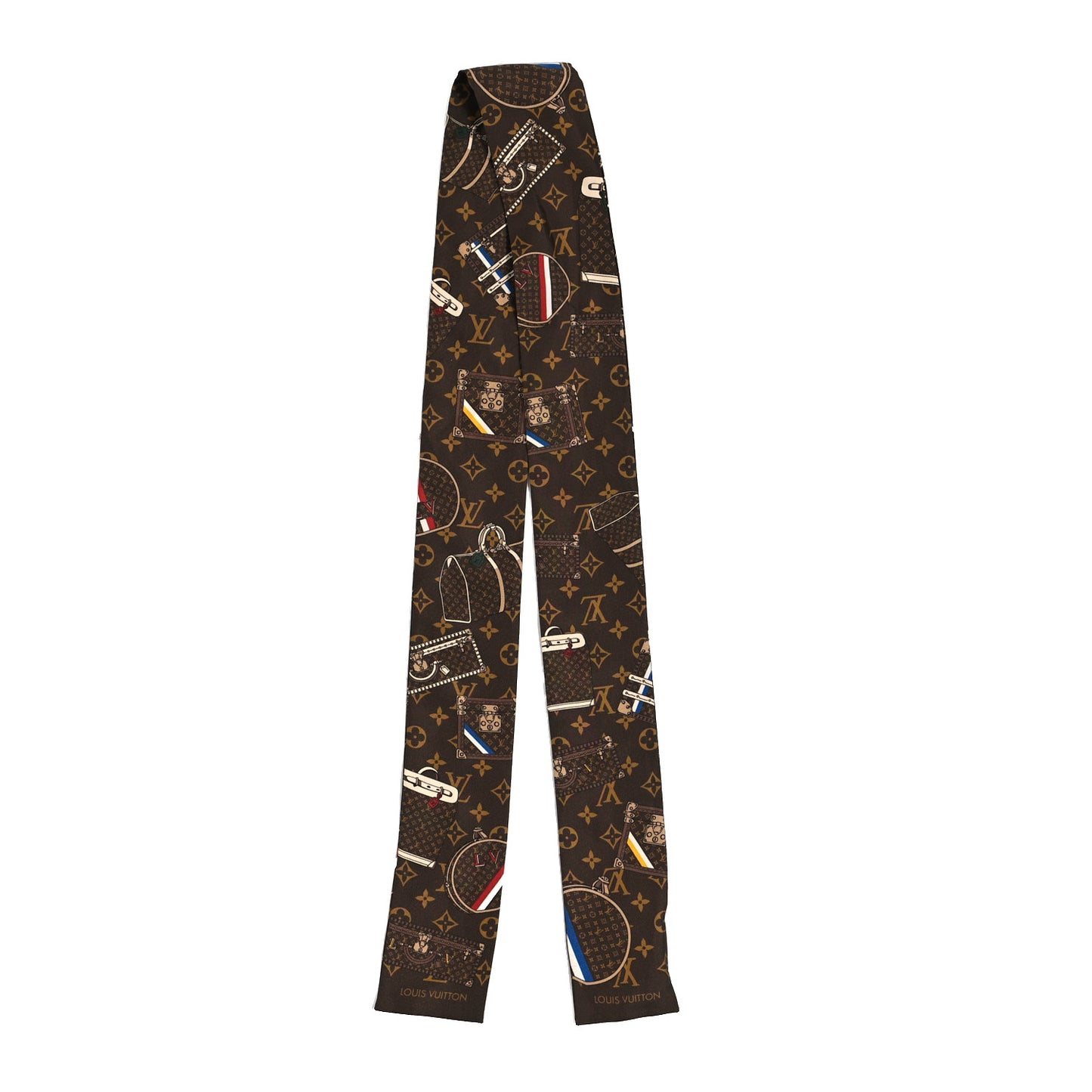 Silk Monogram Trunks Bandeau