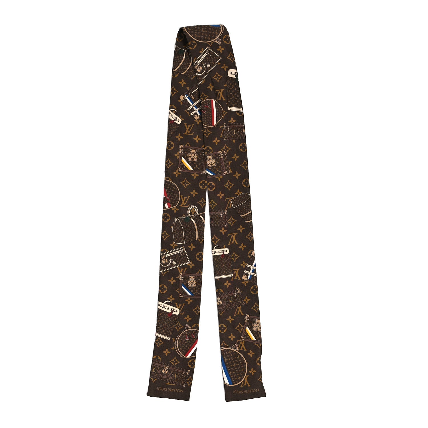 Louis Vuitton Silk Monogram Trunks Bandeau 2 of 4