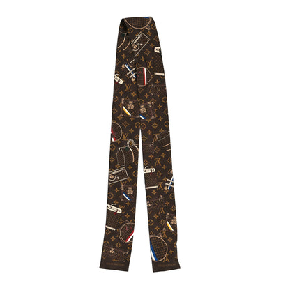 Louis Vuitton Silk Monogram Trunks Bandeau 2 of 4