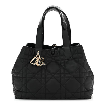 Christian Dior Calfskin Macrocannage Medium Toujours Black 1 of 10