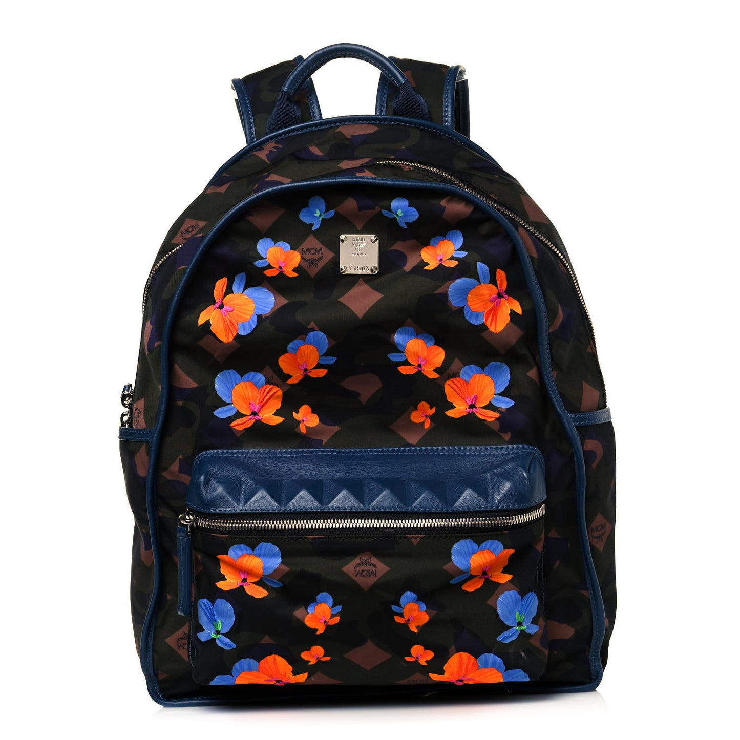Nylon Floral Camo Dieter Backpack Loden Green