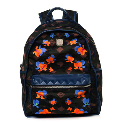 MCM Nylon Floral Camo Dieter Backpack Loden Green 1 of 12