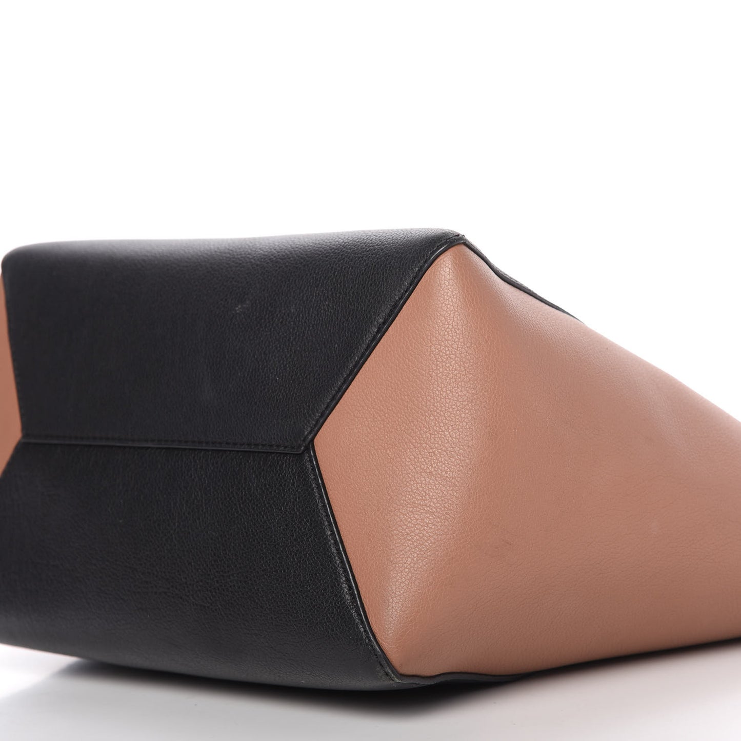 Calfskin Lockme Cabas Bois de Rose Black