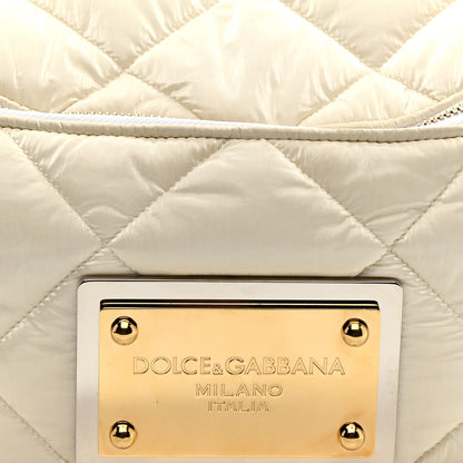 Dolce & Gabbana Marsupio Nylon Quilted Piumino 2 Belt Bag White 12 of 19