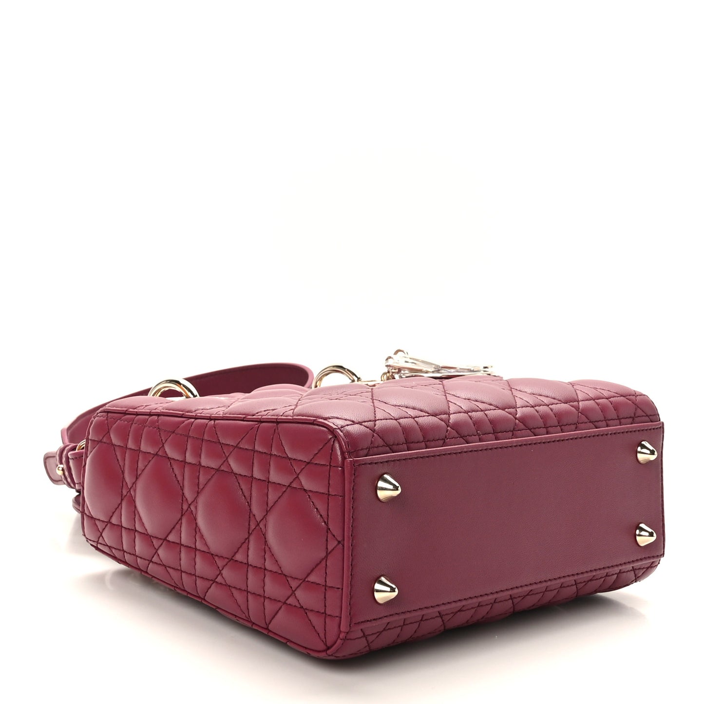 Lambskin Cannage Small My Lady ABCDior Burgundy