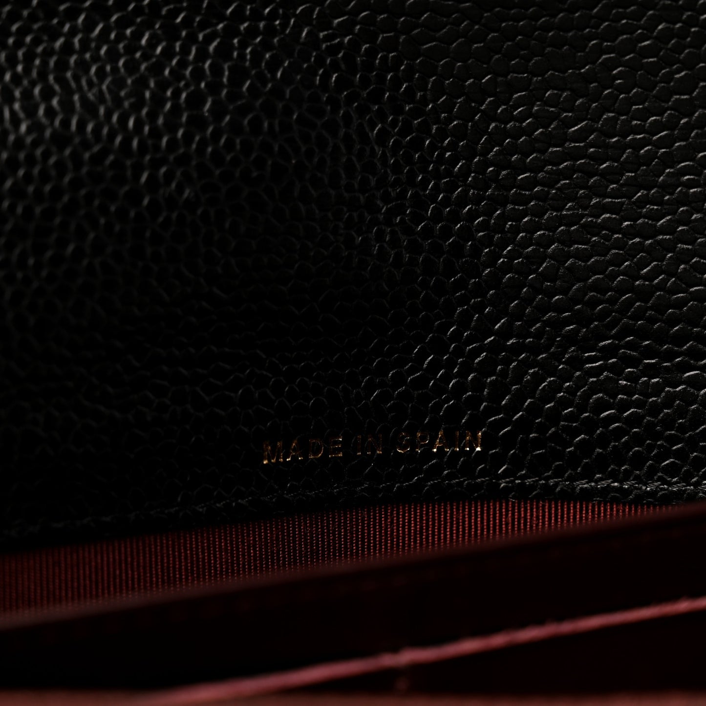 Caviar Quilted Large Flap Wallet Black