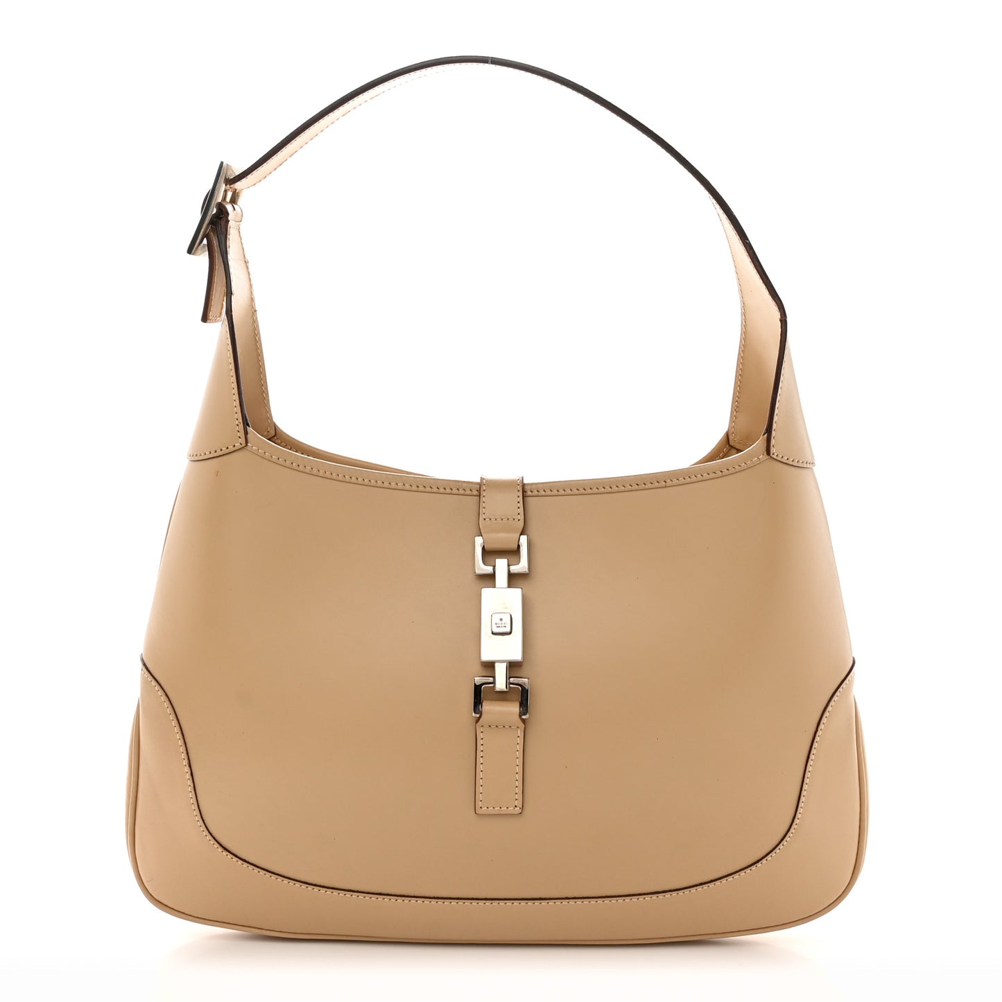 Calfskin Small Jackie O Hobo Beige