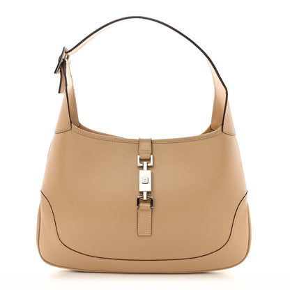 Gucci Calfskin Small Jackie O Hobo Beige 1 of 17