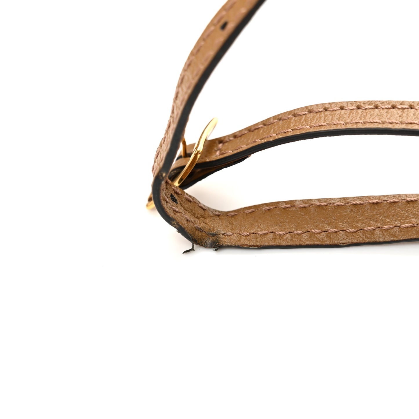 Koi Calfskin Medium Bauletto Duffle Top Handle Bag Tan