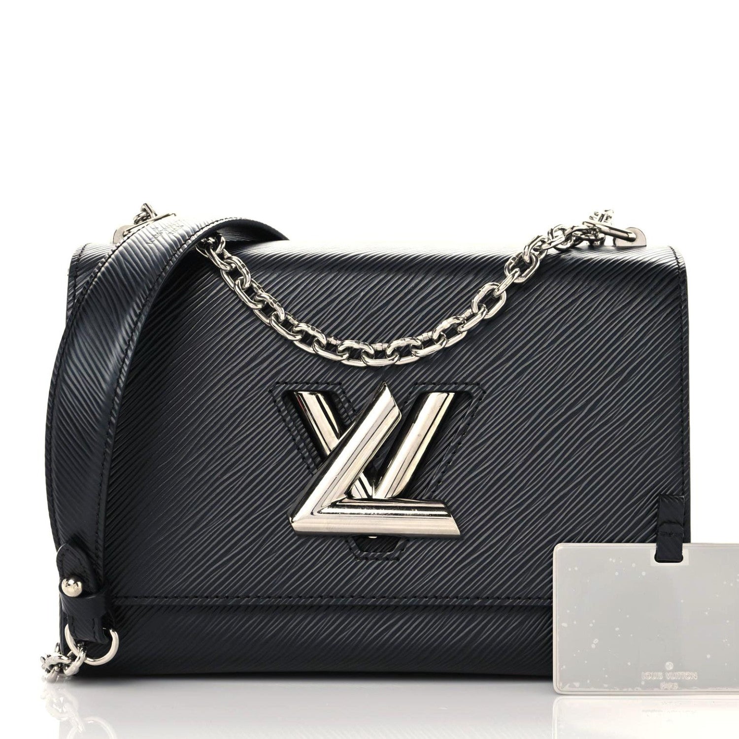 Louis Vuitton Epi Twist Shoulder Bag MM Black 11 of 12