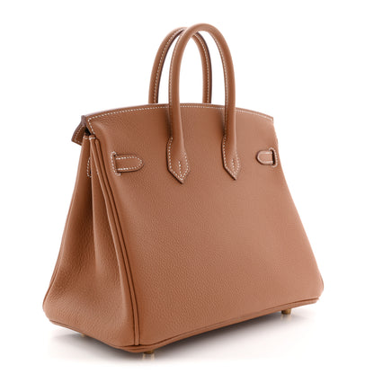 Hermes Togo Birkin 25 Gold 3 of 11