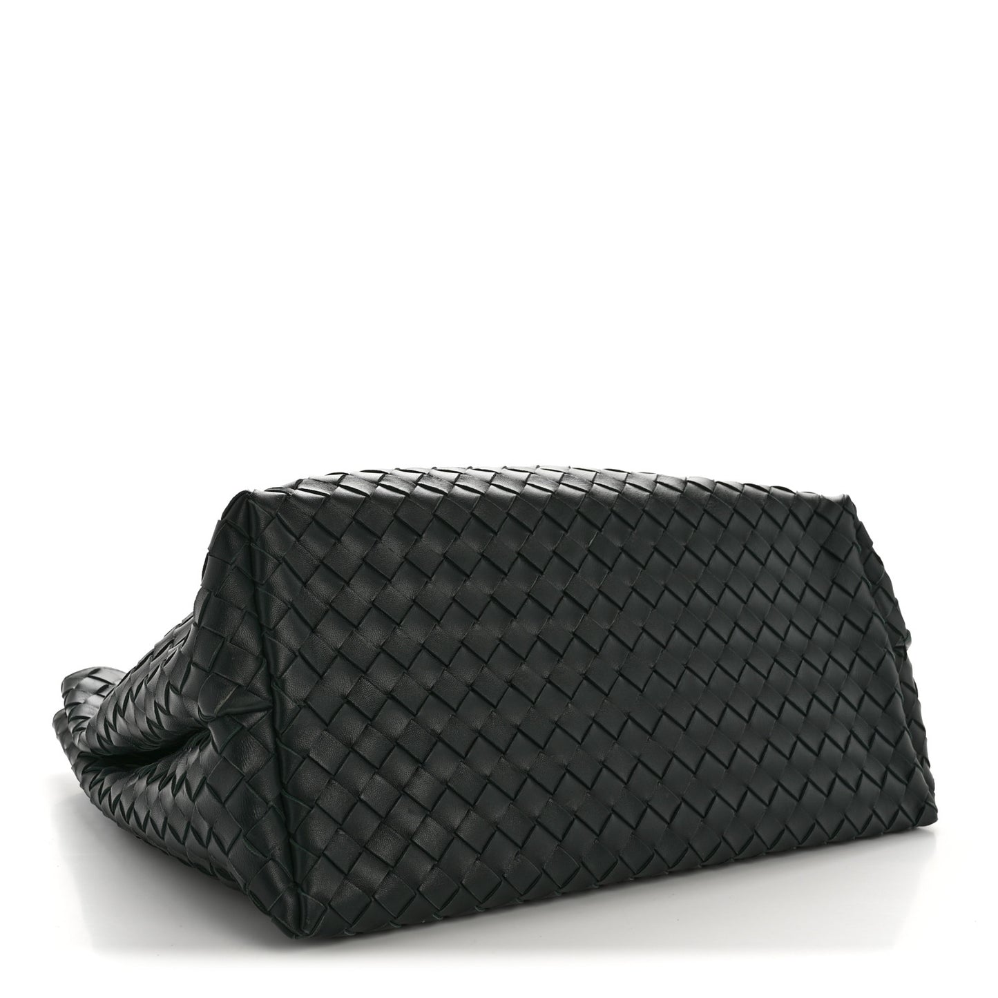 Nappa Intrecciato Large Andiamo Shoulder Bag Inkwell