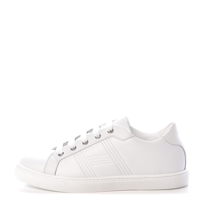 Hermes Calfskin Womens Advantage Sneakers 38 White 1 of 7