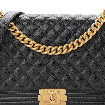 Chanel Caviar Quilted New Medium Boy Flap Black 8 of 11