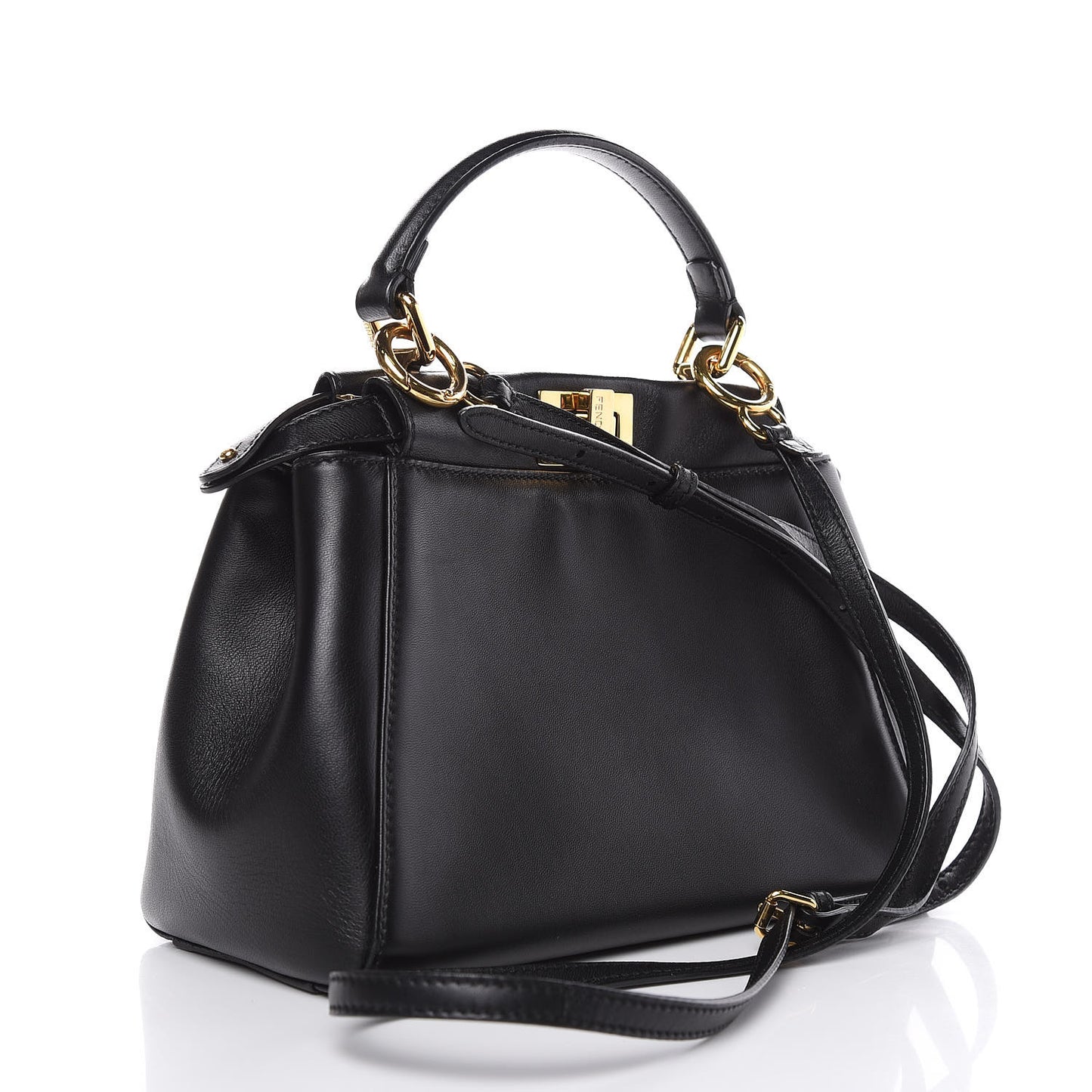 Nappa Mini Peekaboo Iconic Satchel Black