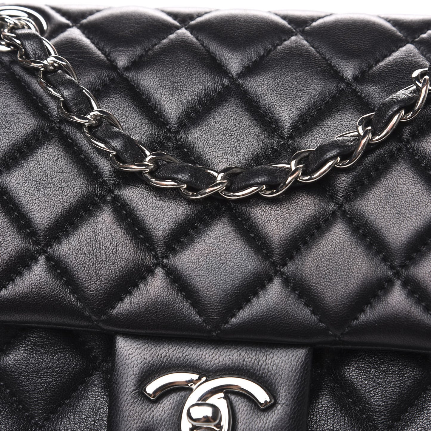 Calfskin Quilted Small Urban Spirit Backpack Black