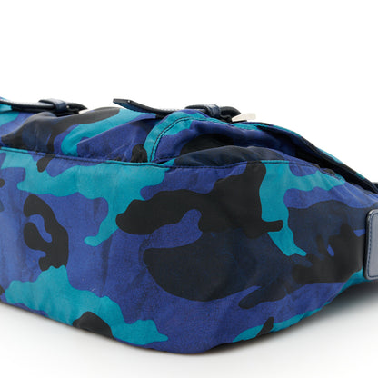 Prada Tessuto Nylon Camouflage Messenger Bag Royal 11 of 11
