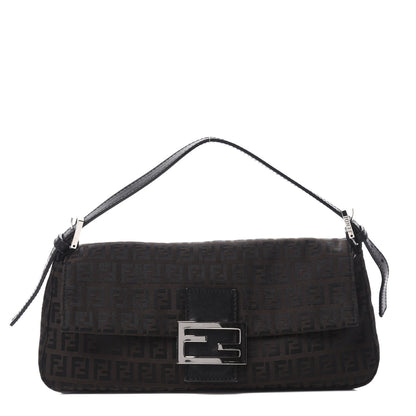 Fendi Zucchino Baguette Dark Brown 1 of 10