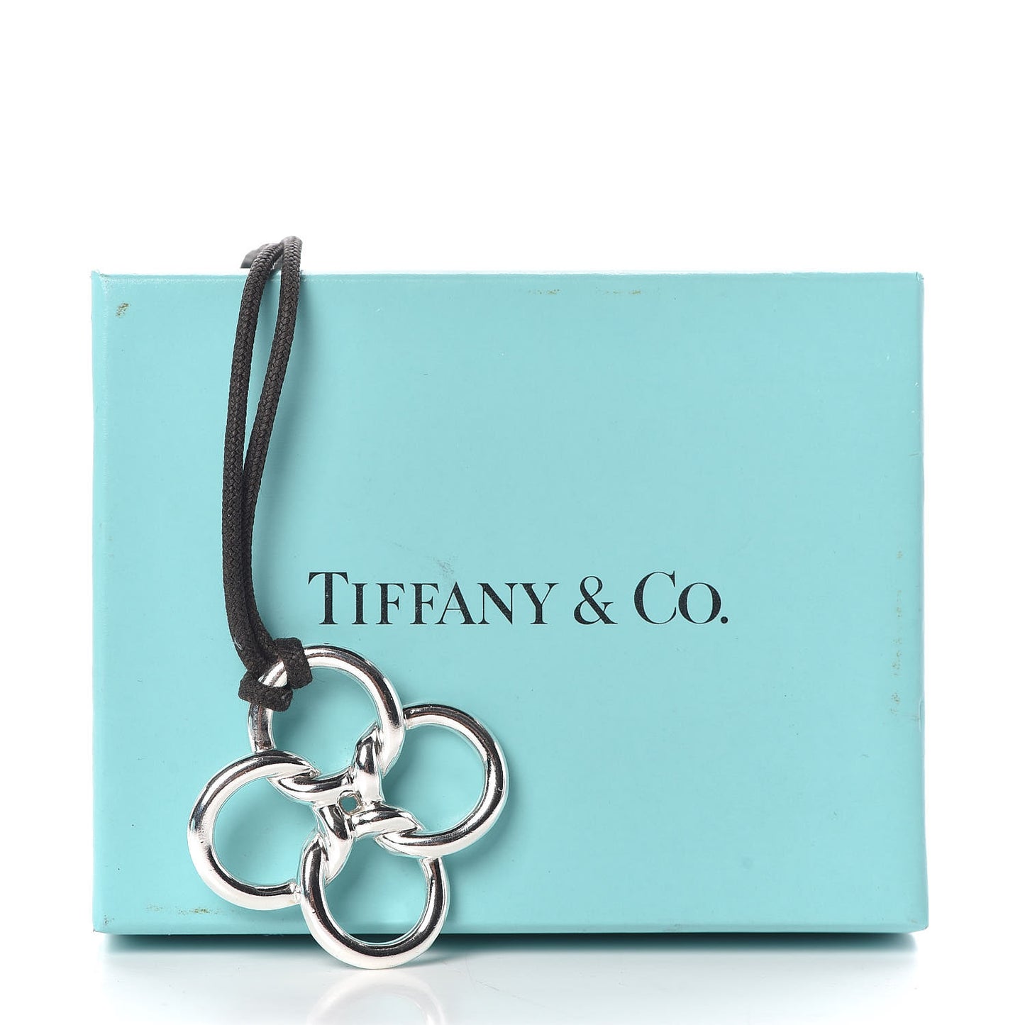 Sterling Silver Quatrefoil Cord Necklace