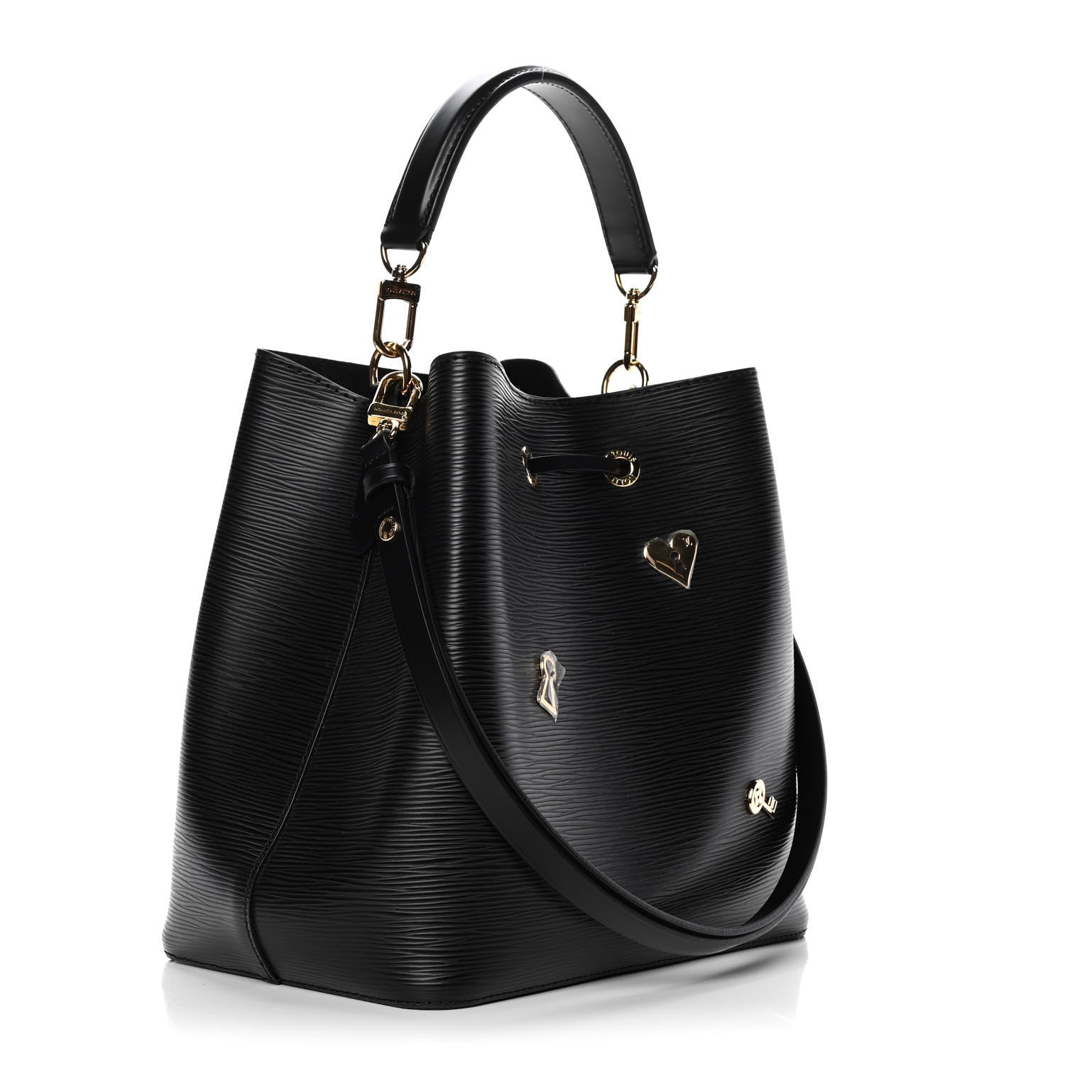 Louis Vuitton Epi Love Lock NeoNoe Black 3 of 9