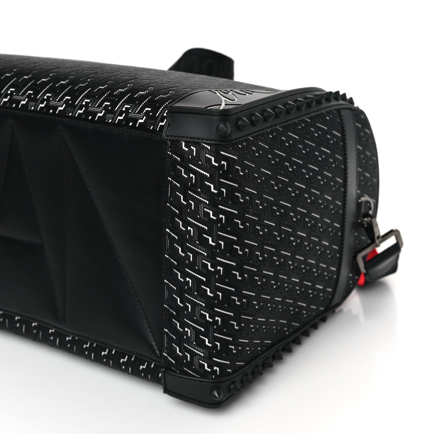Studded Techno CL Sneakender Duffle White Black