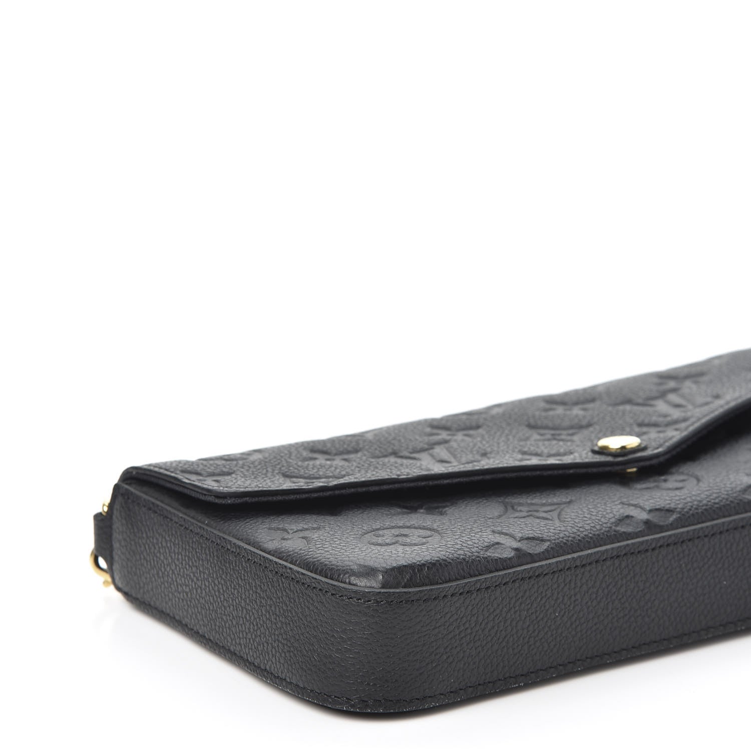 Louis Vuitton Empreinte Pochette Felicie Chain Wallet Black 5 of 9
