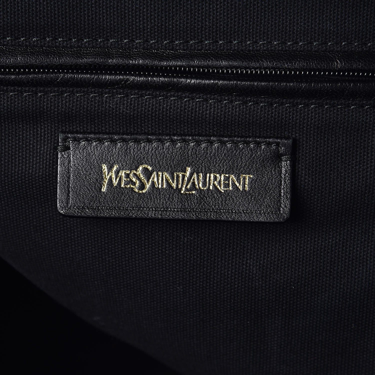 Saint Laurent Pebbled Lambskin Medium Easy Sac Black 6 of 13