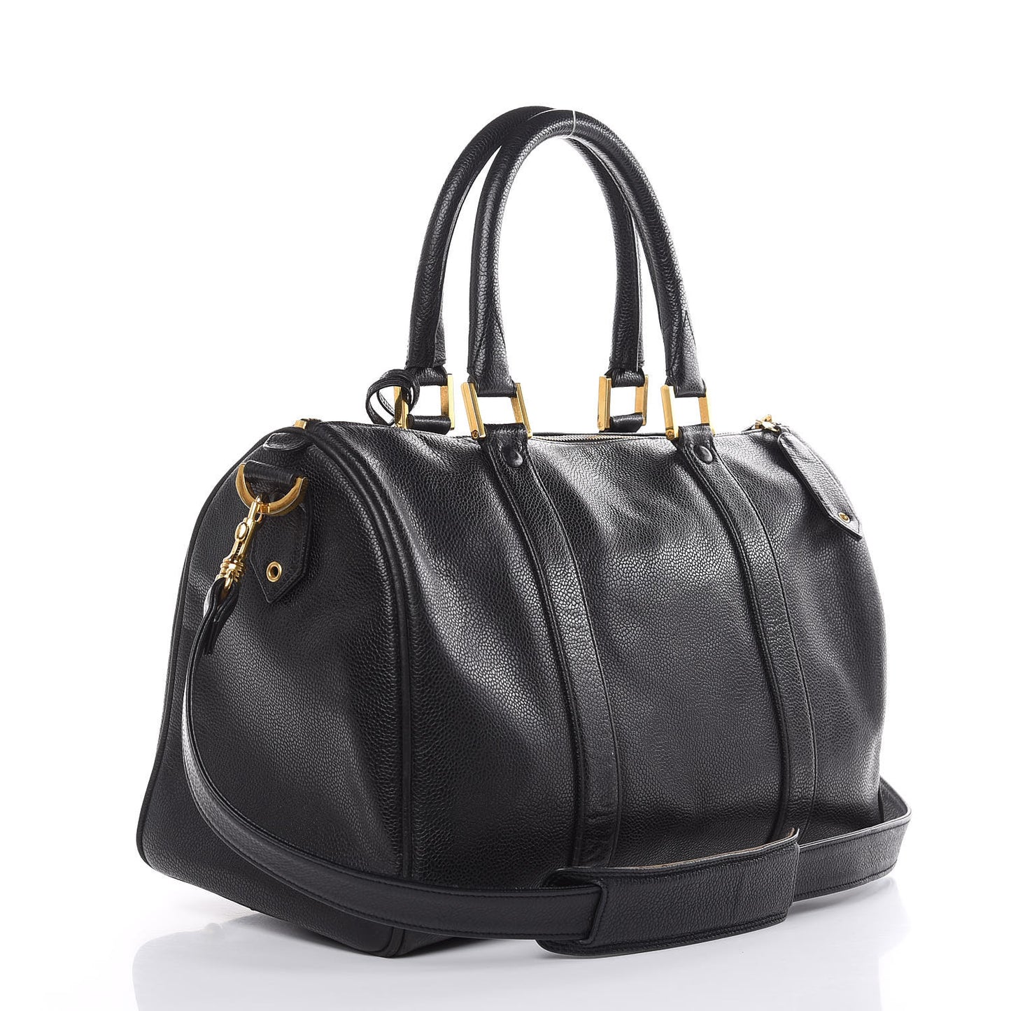 Caviar Timeless CC Duffel Bag Black