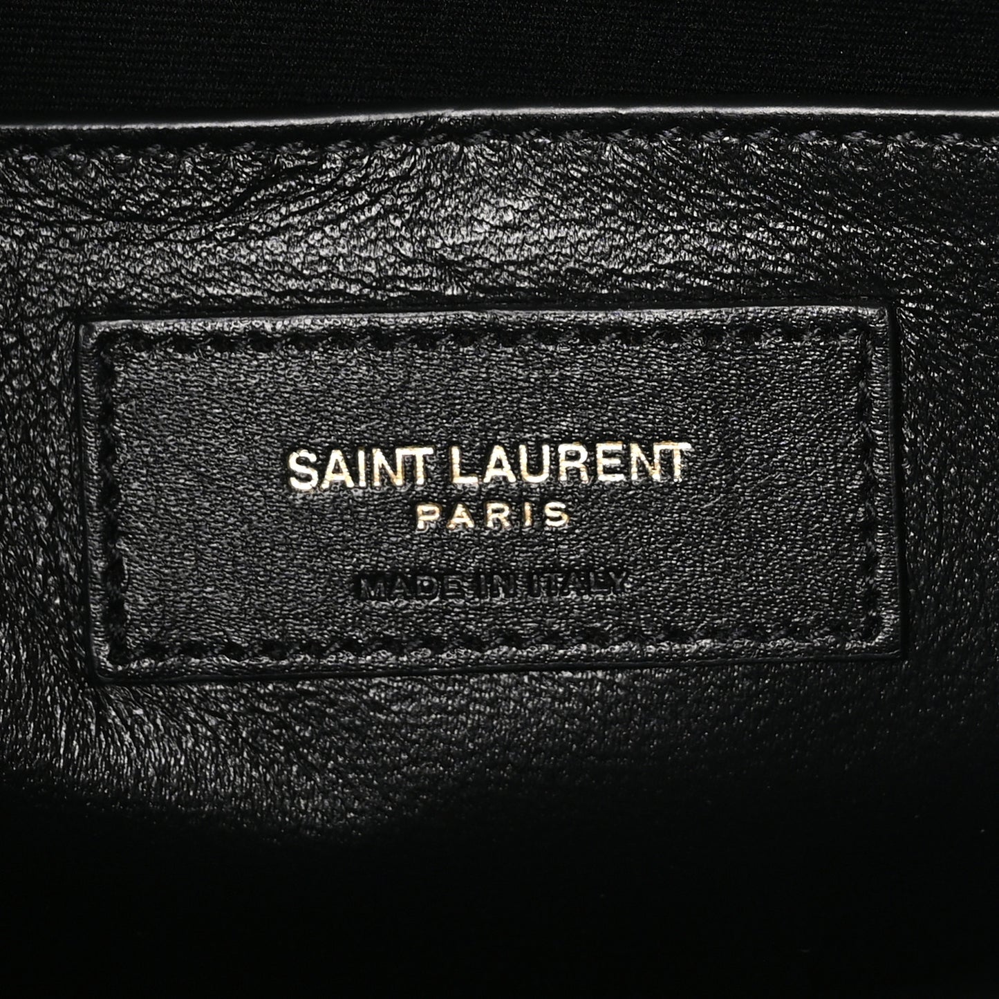 Shiny Calfskin Crocodile Embossed Manhattan Baguette Black