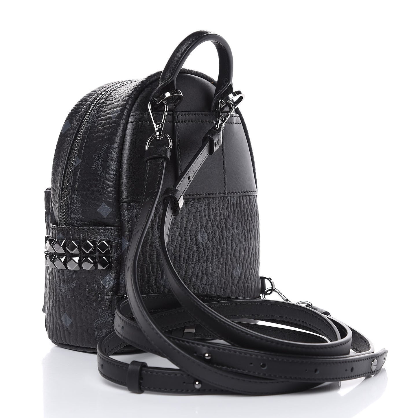 Visetos Studded X-Mini Bebe Boo Backpack Black