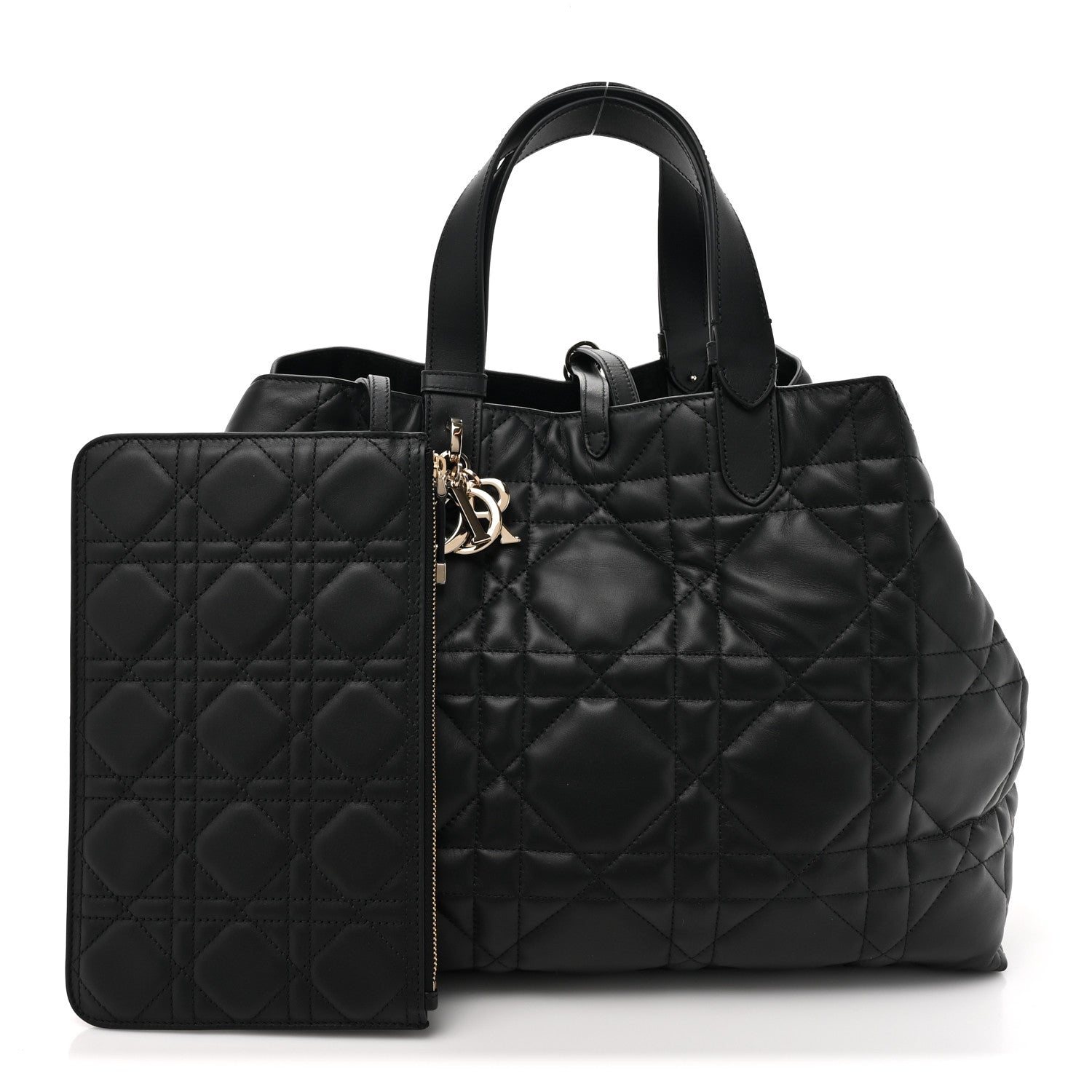 Christian Dior Calfskin Macrocannage Large Toujours Black 3 of 13