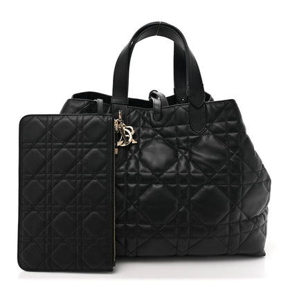 Christian Dior Calfskin Macrocannage Large Toujours Black 3 of 13