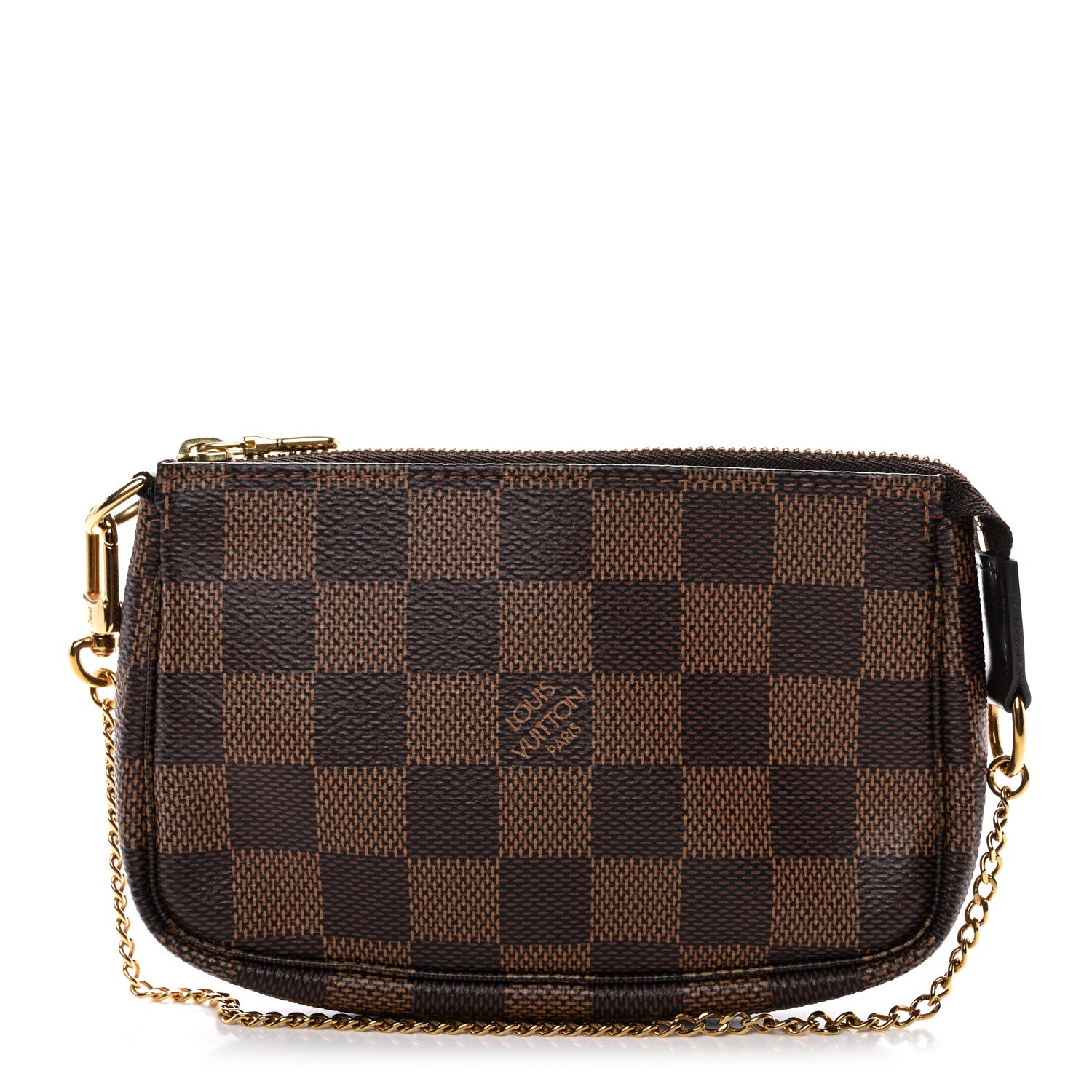 Louis Vuitton Damier Ebene Mini Pochette Accessories 1 of 8