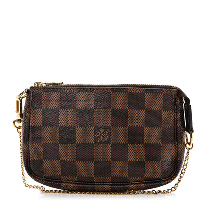 Louis Vuitton Damier Ebene Mini Pochette Accessories 1 of 8